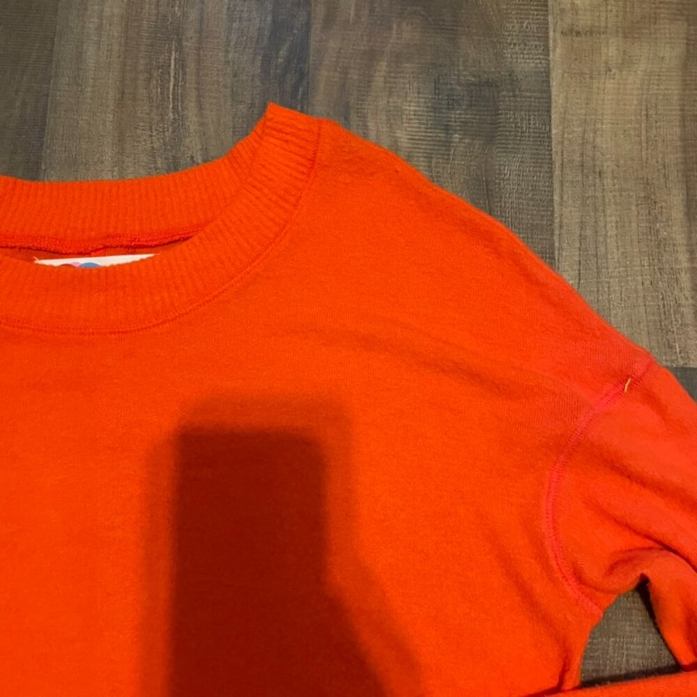 FP Beach Bright Orange Lightweight Pullover Sweater Women’s M - Picture 4 of 8